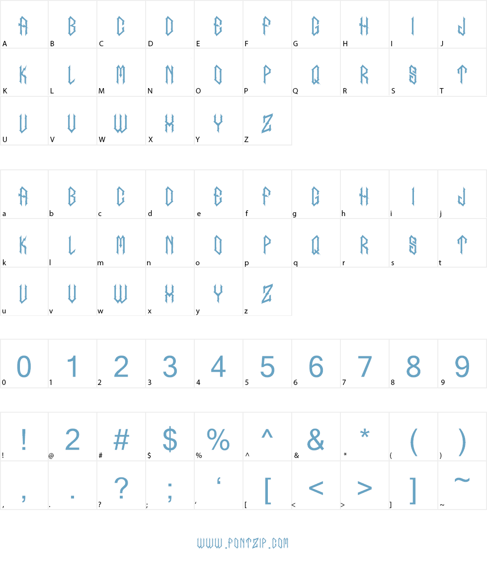inumocca Font Character